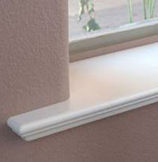 a image of a window sill